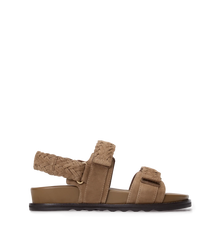Cygnet Coffee Tan Suede Chunky Sandals