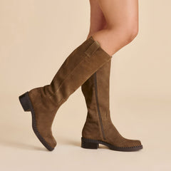 Glory H2O Boots Olive Suede