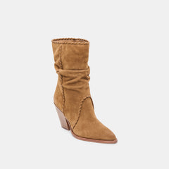 Julith Boots Lt Brown Suede