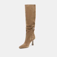 Lousa Boots Olive Suede