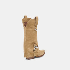 Rogue Boots Camel Suede