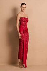 Ever After Strapless Midi