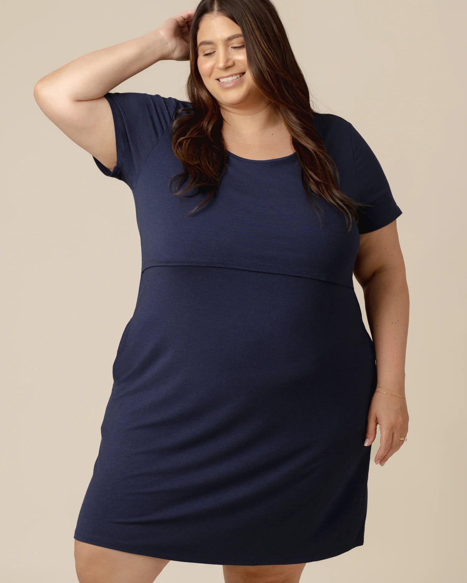 Eleanora Bamboo Maternity & Nursing Dress