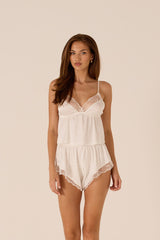 Ester White Camisole Set