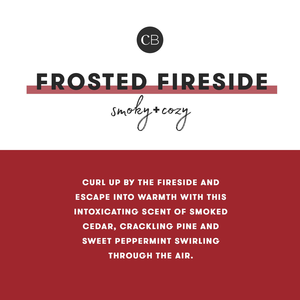 Frosted Fireside Glam Mini Tin Candle