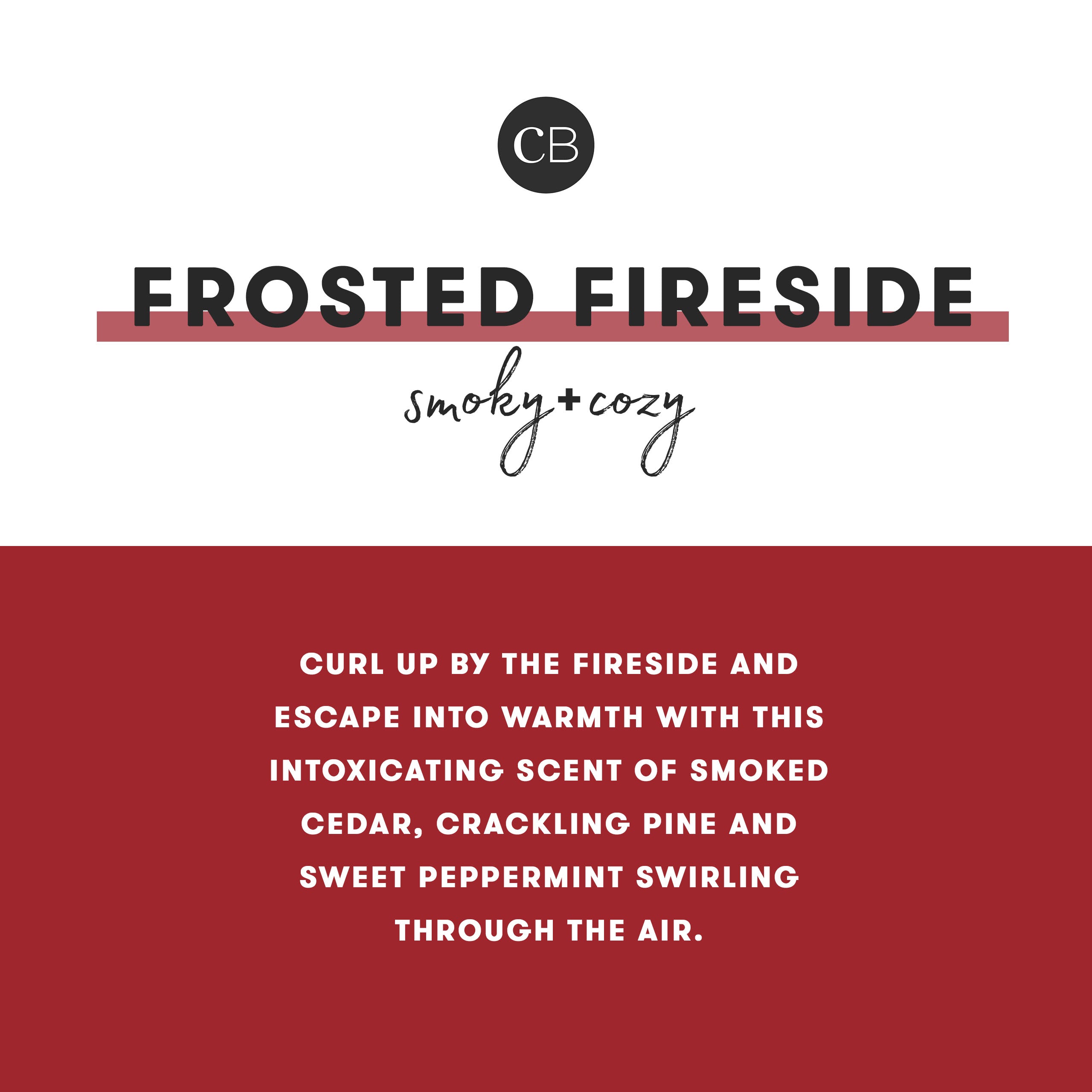 Frosted Fireside Glam Mini Tin Candle