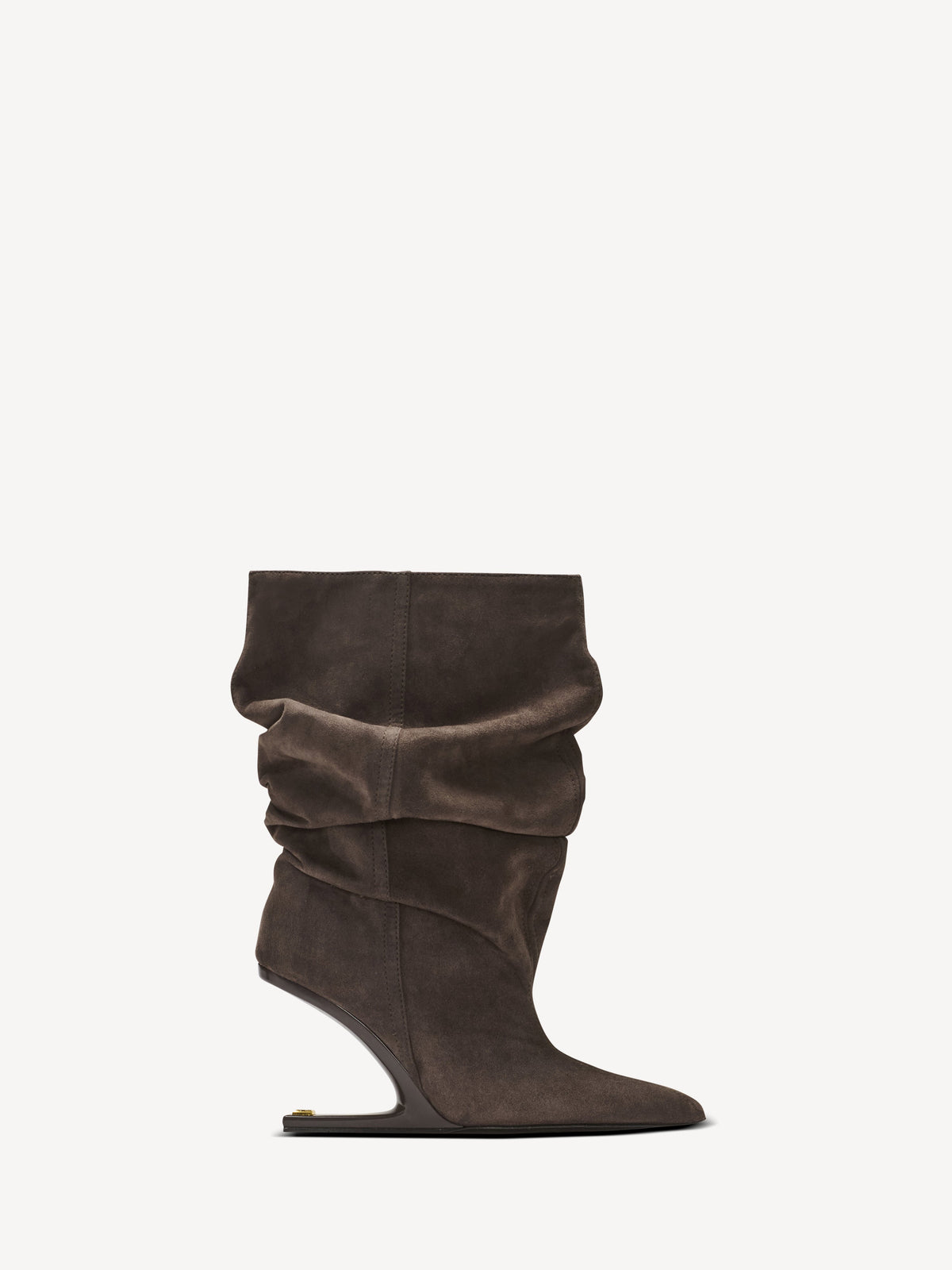 Wedge Suede Ankle Boots