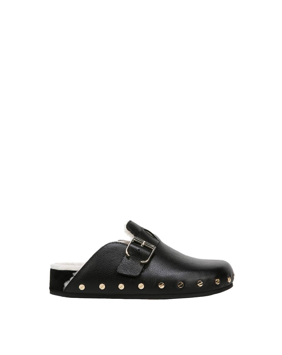 Fern Shearling Clog