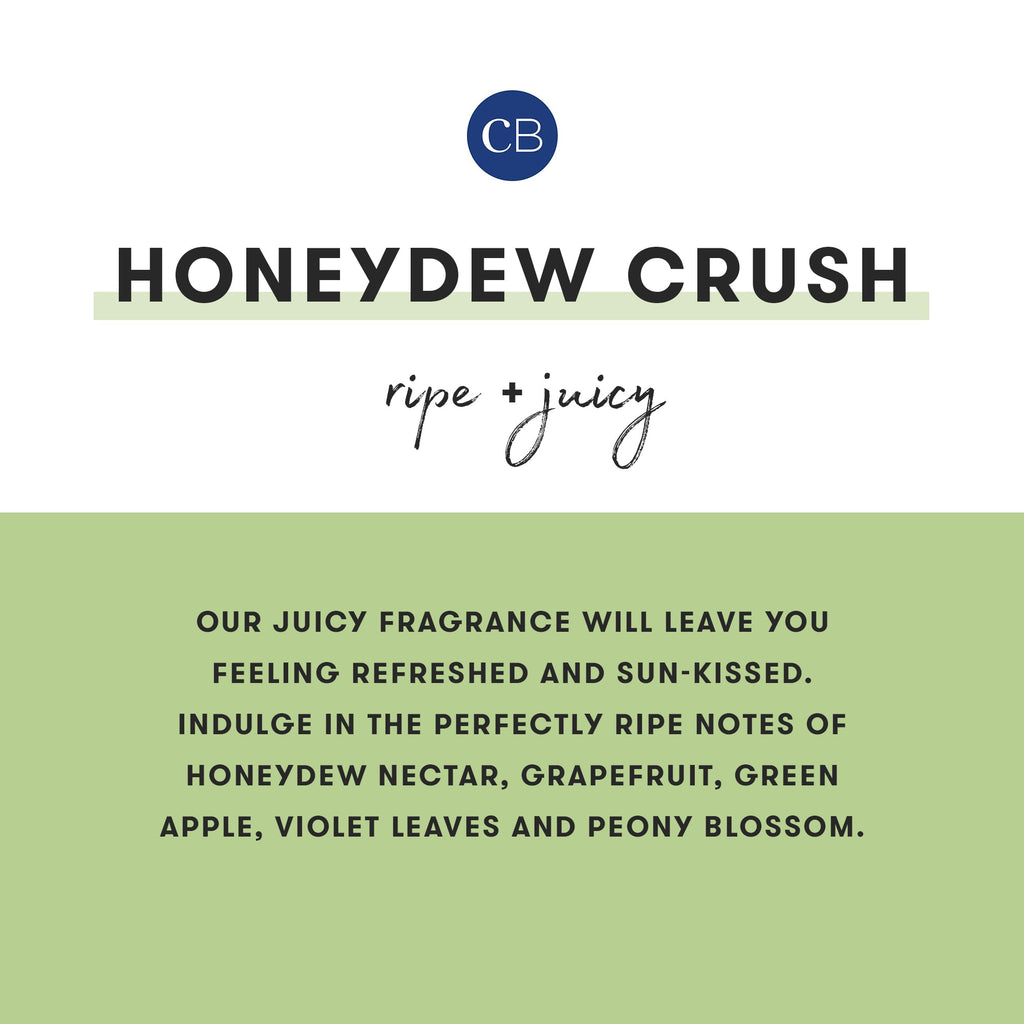 Honeydew Crush Blue Printed Travel Tin Candle