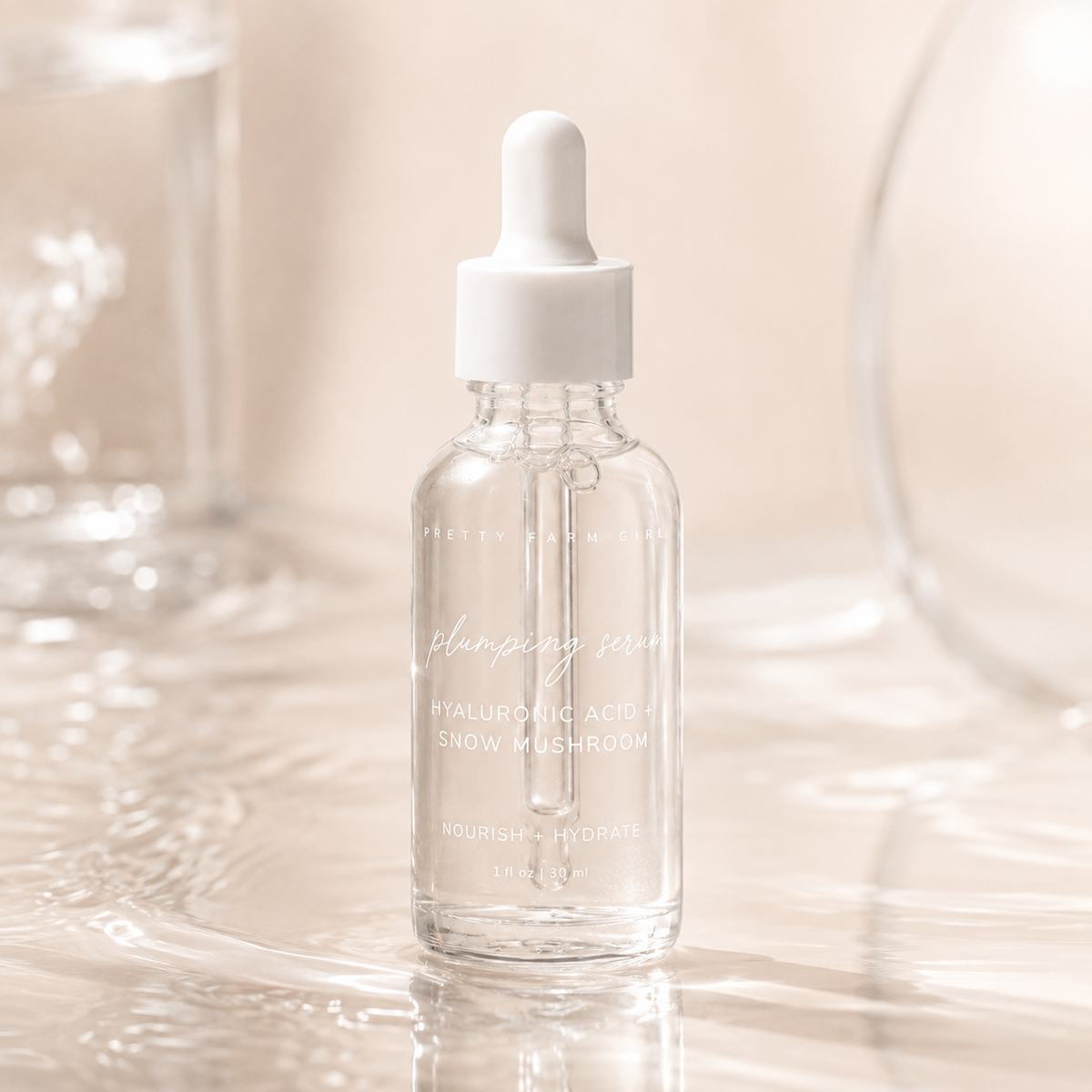 Hyaluronic Plumping Serum with Vitamin B5 + Snow Mushroom