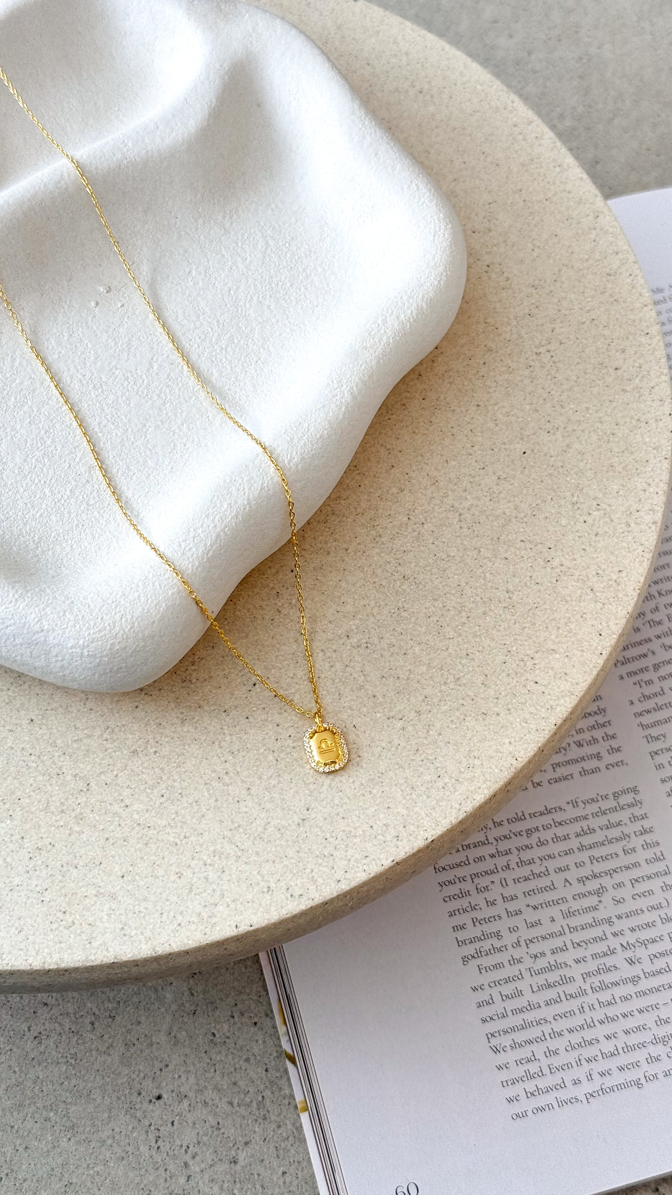 Zodiac Necklace - Libra