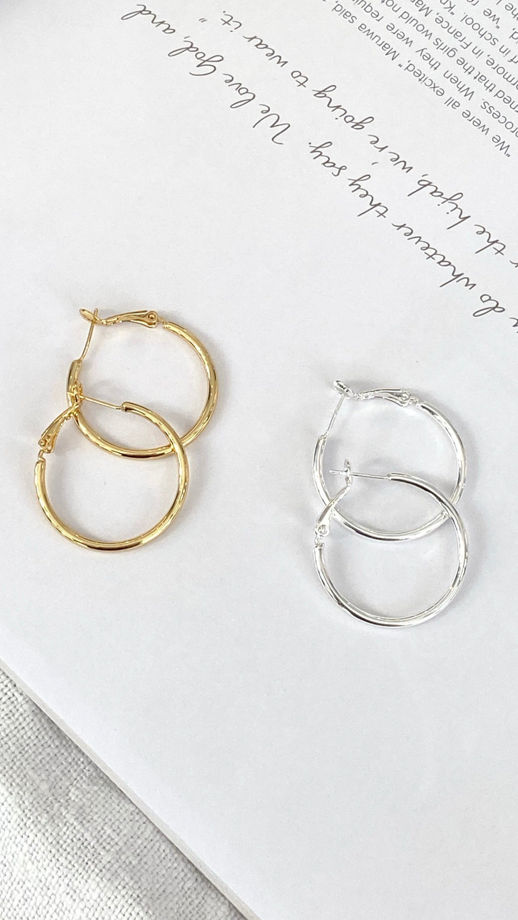 Leni Hoops - Gold
