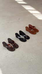 Tiggy Wedge - Pecan Suede