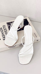 Yazmin Heel - White