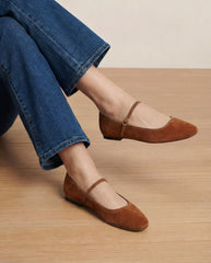 Ellie Suede Flat