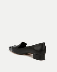Cecile Leather Cap-Toe Loafer