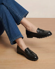 Penny Lug-Sole Loafer