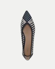 Bancroft Woven Leather Flat