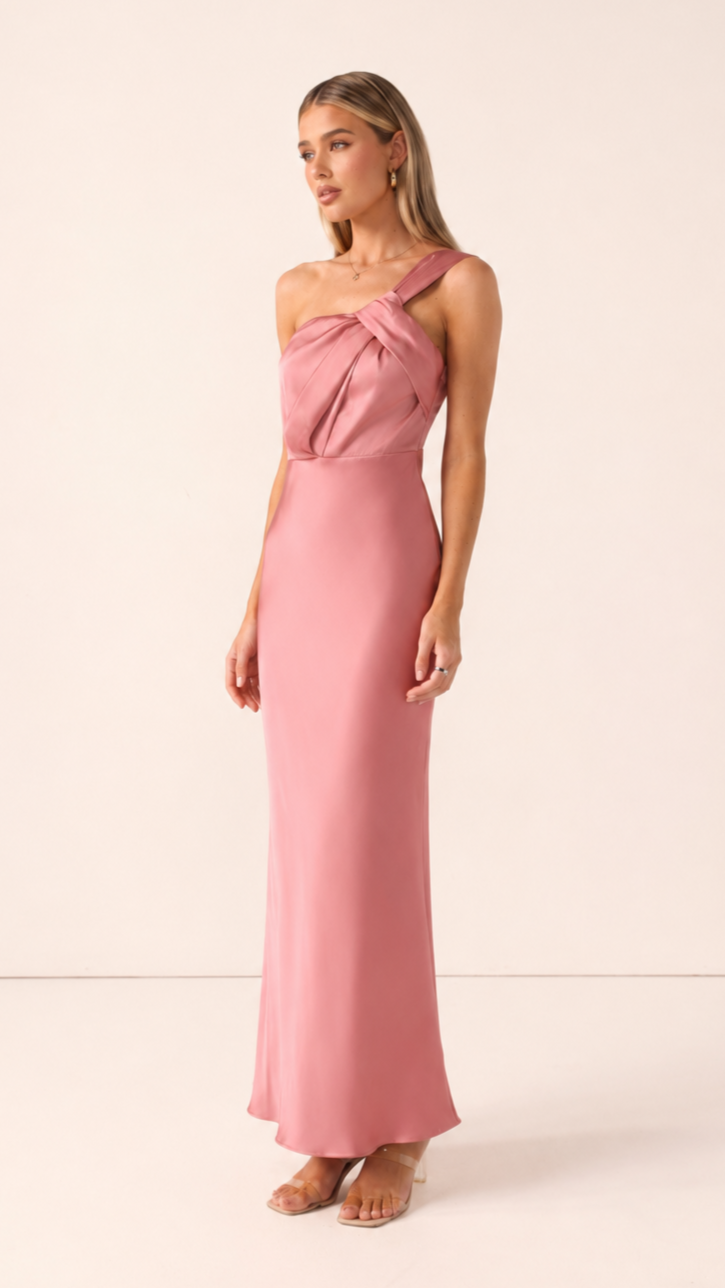 Greta Maxi Dress - Baked Rose