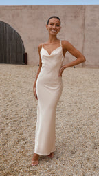 Willow Maxi Dress - Soft Gold