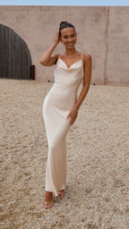 Willow Maxi Dress - Soft Gold