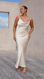 Willow Maxi Dress - Soft Gold