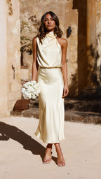 Esther Maxi Dress - Lemon