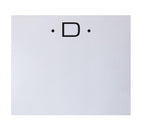 Black Initial Large Notepad