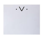 Black Initial Large Notepad