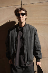 AFENDS Mens No More Bombs - Bomber Jacket - Black