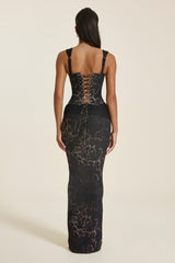 The Jayde Corset Top in Leopard Print