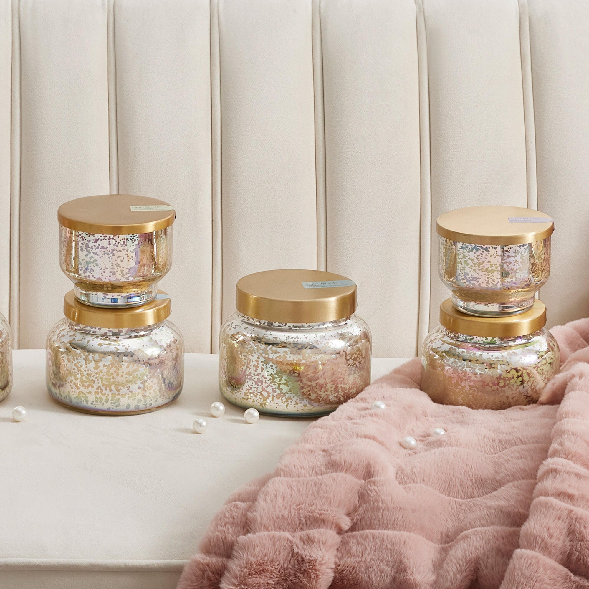 Aloha Orchid Mercury Iridescent Oversized Candle