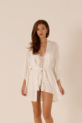 Niva White Robe