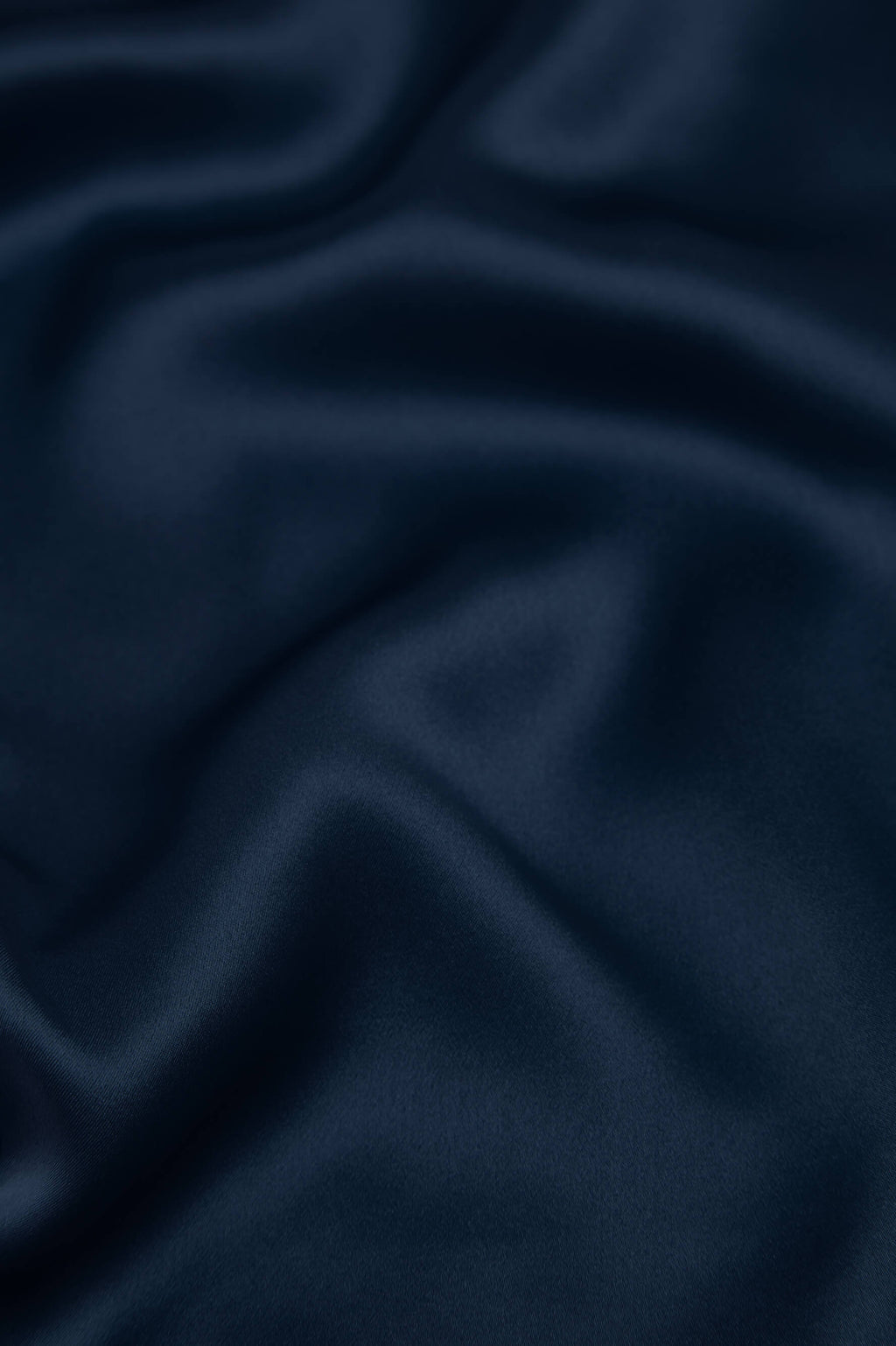 Coco Navy Pajamas in Silk Satin