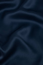 Coco Navy Pajamas in Silk Satin