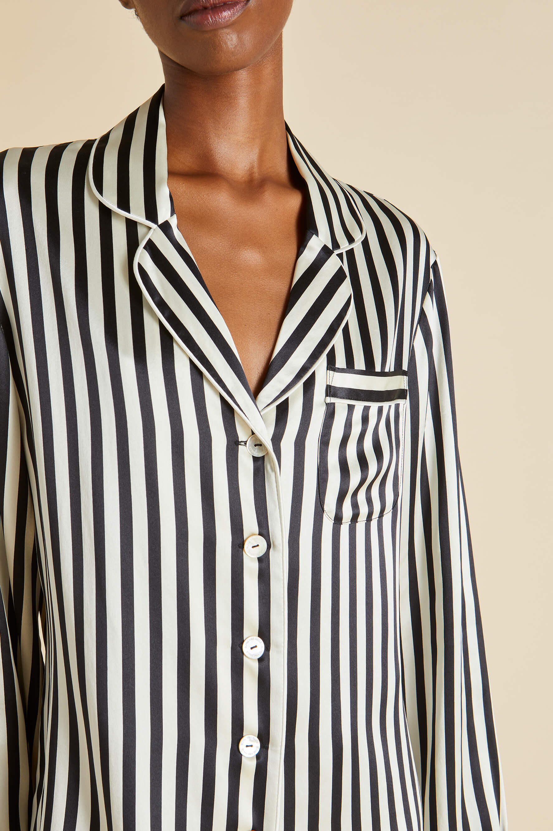 Lila Nika Pajamas in Silk Satin