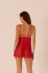 Orlena Red Babydoll