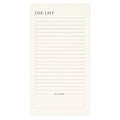 Cream List Pad