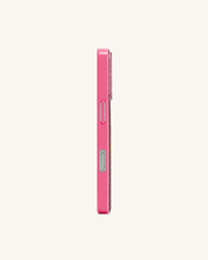 So What Rhinestone Phone Case - Pink