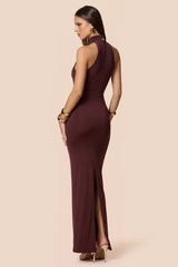 Petra High-Neck Maxi