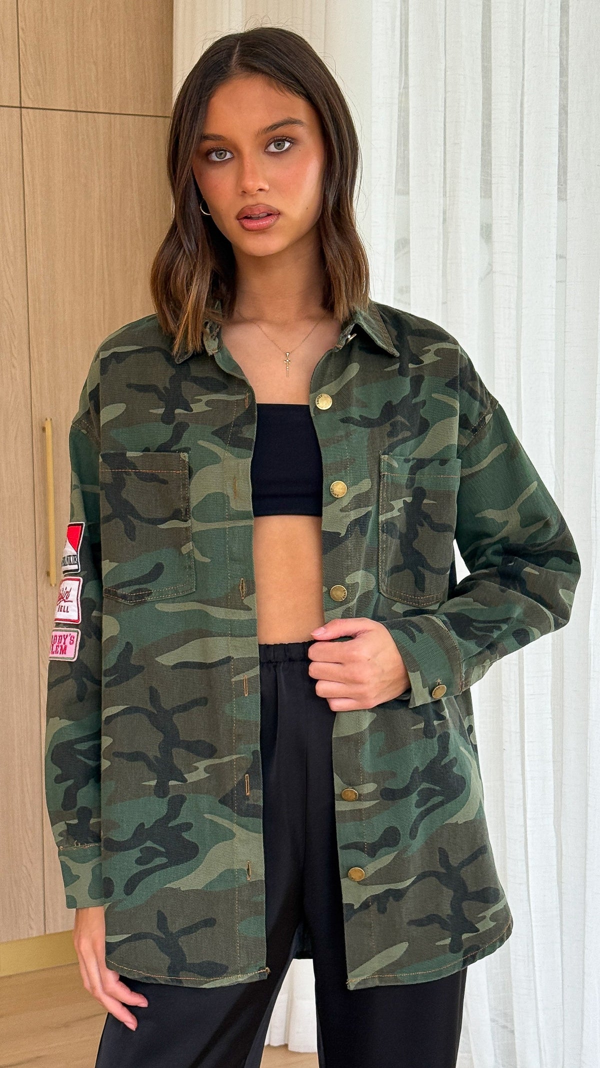 Kennedy Jacket - Green Camo