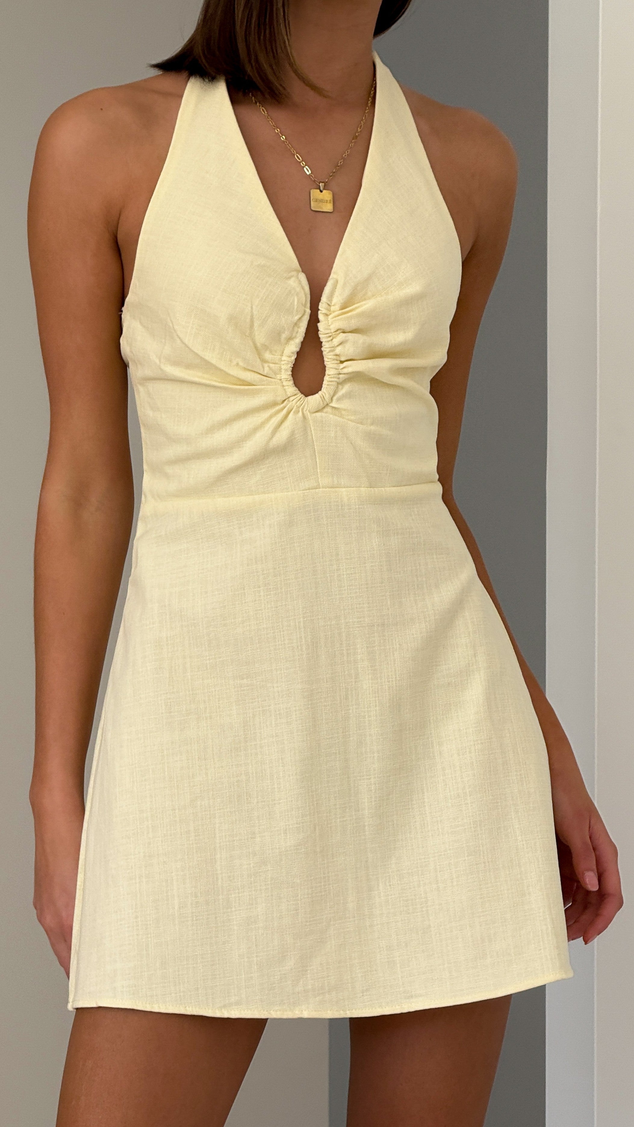 Tarlie Mini Dress - Yellow