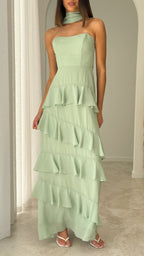 Flora Maxi Dress - Sage