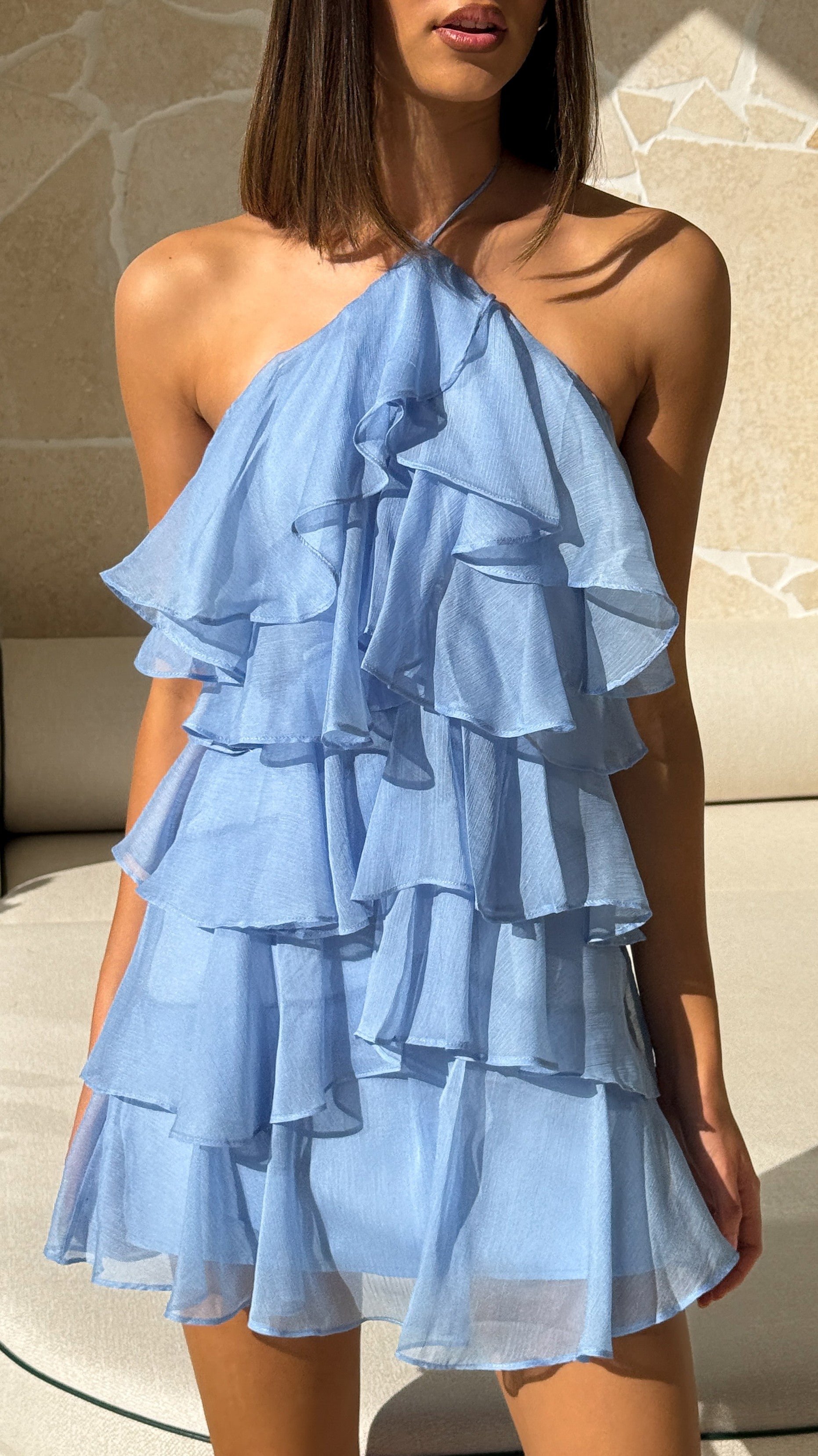 Soho Mini Dress - Blue