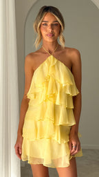 Soho Mini Dress - Yellow