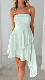 Clari Mini Dress - Sage