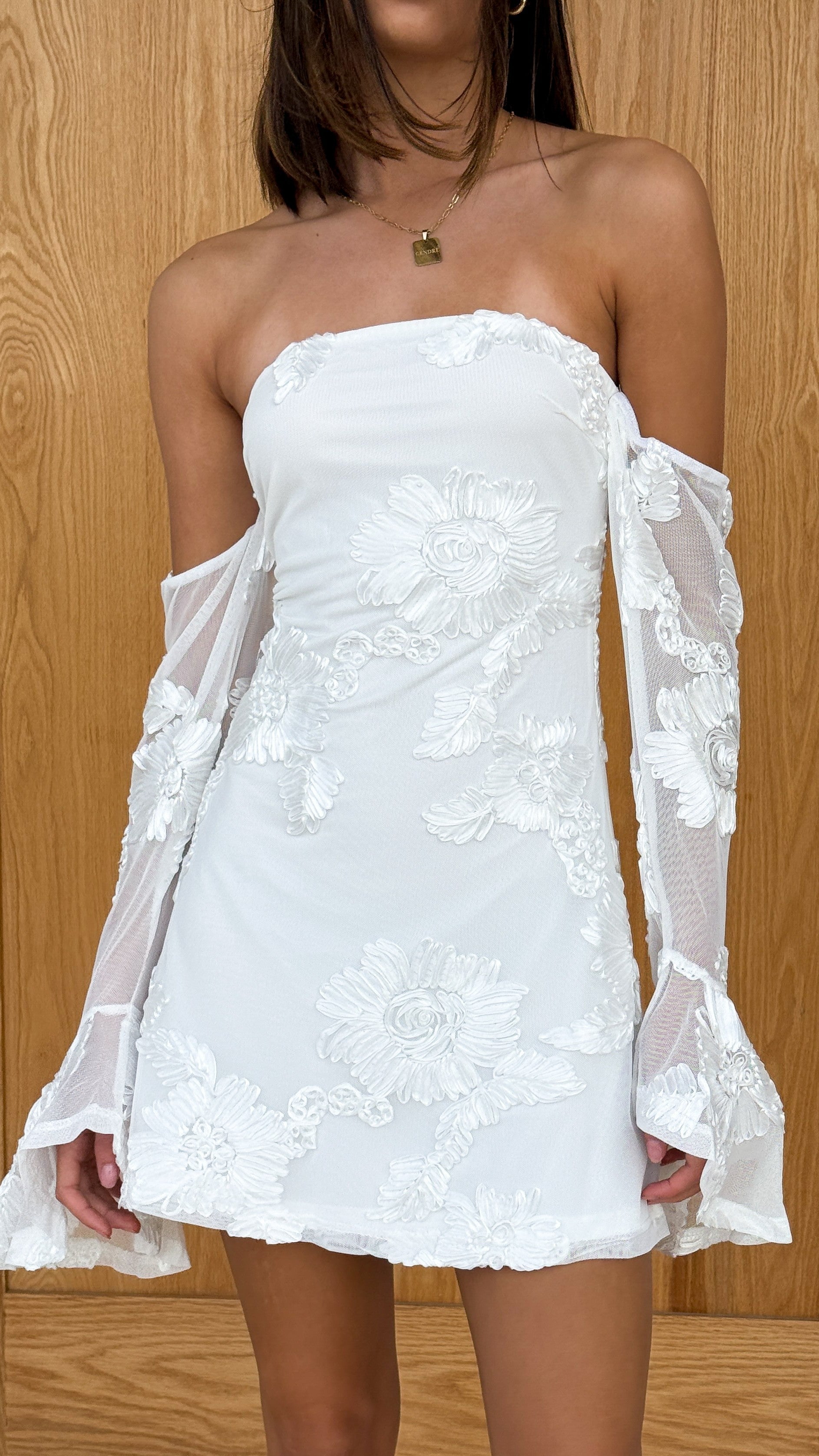 Nylah Mini Dress - White
