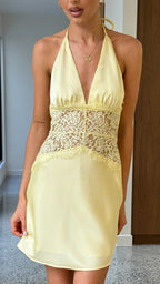 Kiana Mini Dress - Yellow