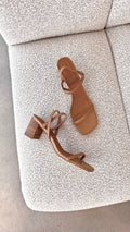 Balton Mule Heel - Sugar Brown / Natural