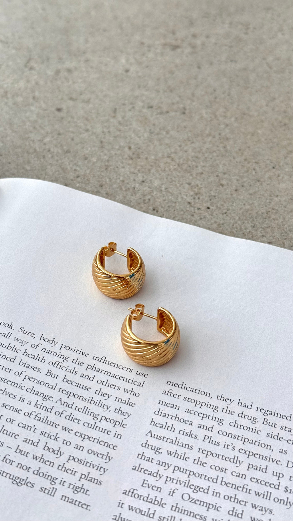 Ziggy Earrings - Gold